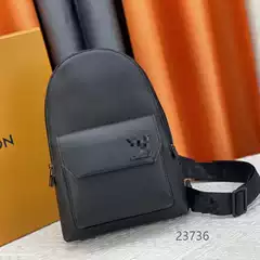 Louis Vuitton Men's Soft Chain Leather Backpack & Tote Bag Medium Travel