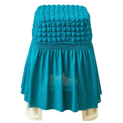 International Trade Hotel Restaurant Chair Cover Bubble Fabric Skirt Chair Cover Universal Full Package Hotel Factory