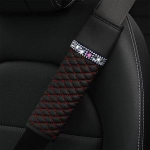 Car Shoulder Pad Set 5-Piece Set Universal Car Gear Shift Cover Handbrake Cover Shoulder Pad Cover Steering Wheel Cover Cross-Border
