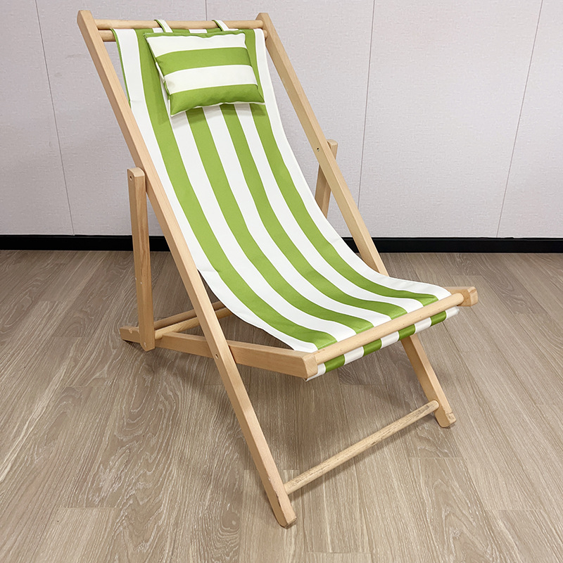 옥스포드 천 녹색과 흰색 줄무늬