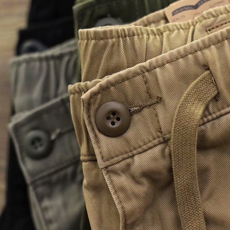 Hongxin Jieshi de moda yuwenle mismo estilo sueltos pantalones cortos de ropa de trabajo verano de los hombres al aire libre marca de moda ins shorts