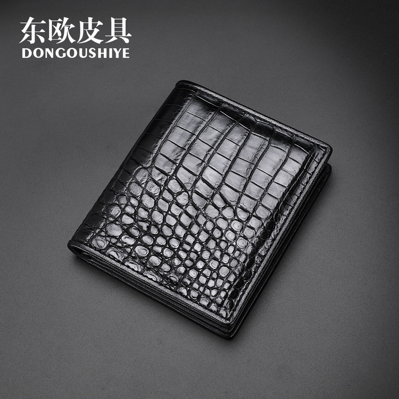 2026 Eastern European New Style Crocodile Belly Leather Vertical Wallet for Men, Casual Versatile Genuine Crocodile Leather Fashion Trendy Wallet 2026 Eastern European New Style Crocodile Belly Leather Vertical Wallet for Men, Casual Versatile Genuine Crocodile Leather Fashion Trendy Wallet