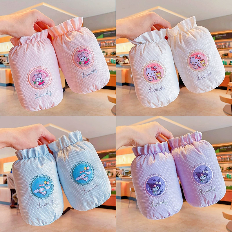 Детские рукава новый студенческий рукав рукав рукав зимний анти-грязный водонепроницаемый пуховик рукав милые ручные рукава оптом