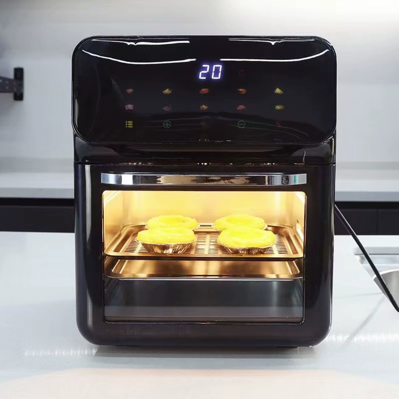 Silvercrest air fried pot oven integrated viewing 15 liters multi -function automatic baking large capacity
