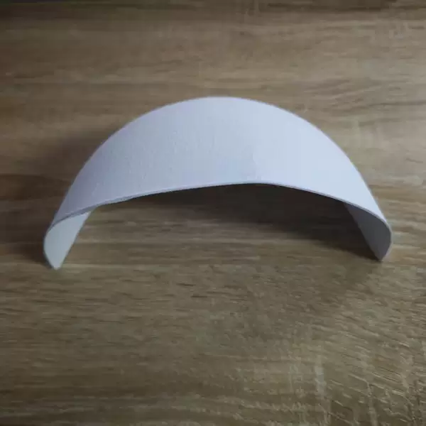 Oversized and stiff white paper baseball cap liner, hat support for large head circumference, duckbill cap, hat shaper for styling