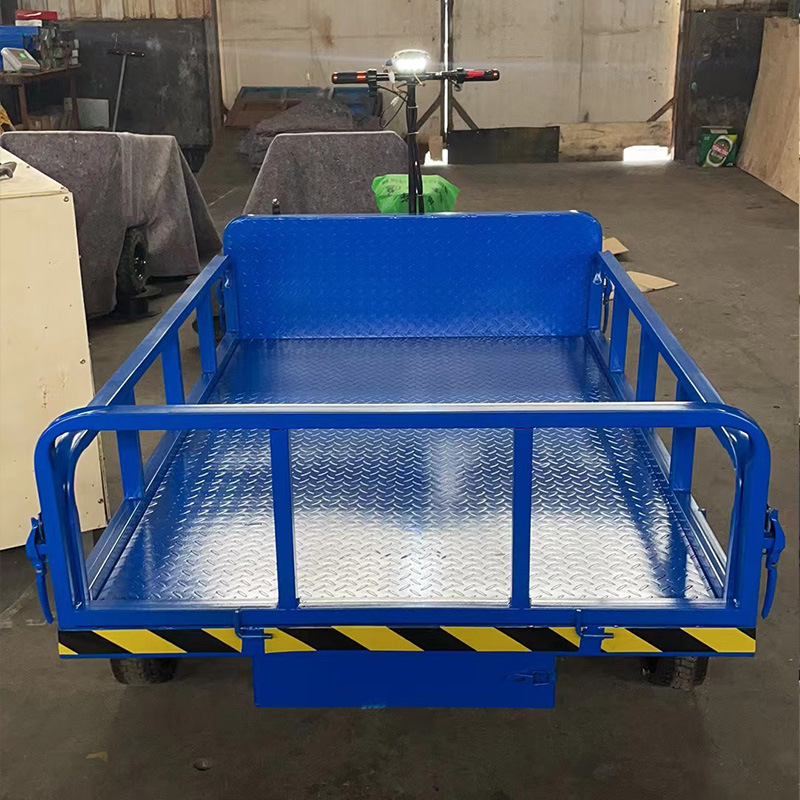 电动平板拉货车 物流四轮搬运车 家用小型电瓶板车操作简单