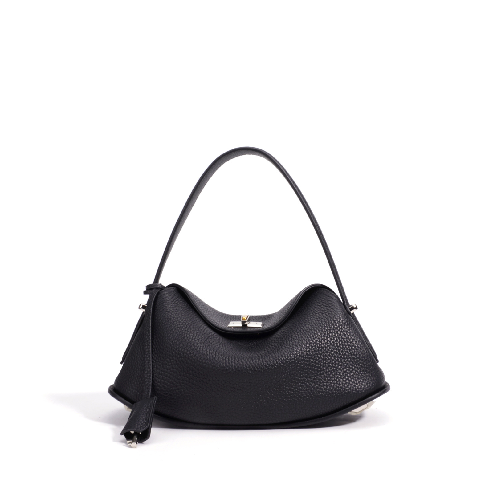 2026 Spring Collection Top Grain Cowhide Fashion Single Shoulder Women's Bag Simple Niche Handbag Genuine Leather Luxury Crossbody Bag - Thumbnail 7