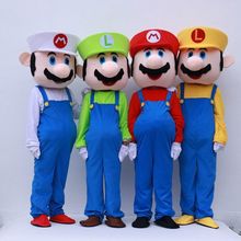 网红马里奥卡通人偶服装新款成人户外行走衣服cos活动宣传表演服