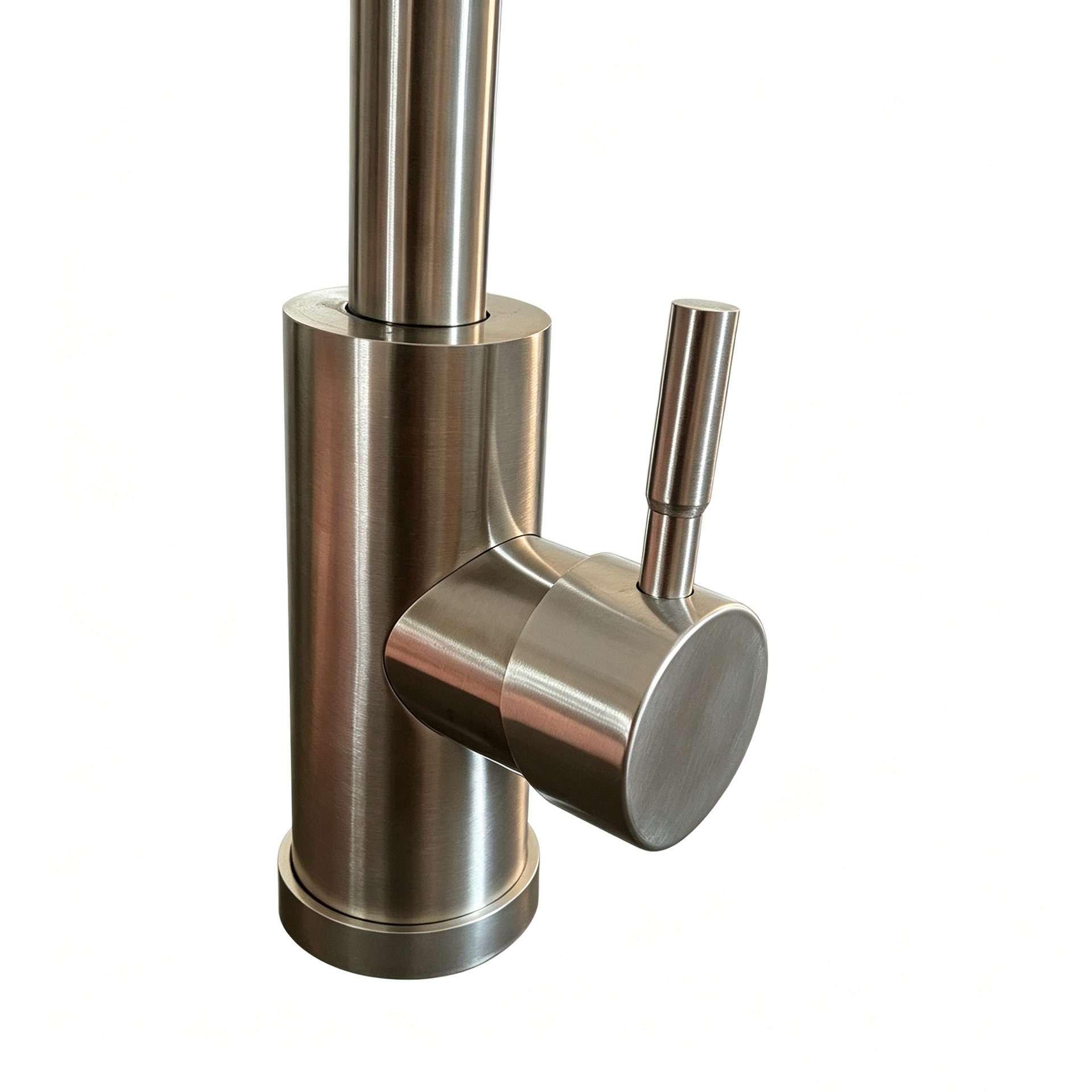 Grifo Mezclador Giratorio para Fregadero de Cocina 201 de Acero Inoxidable con Rotación de 360°