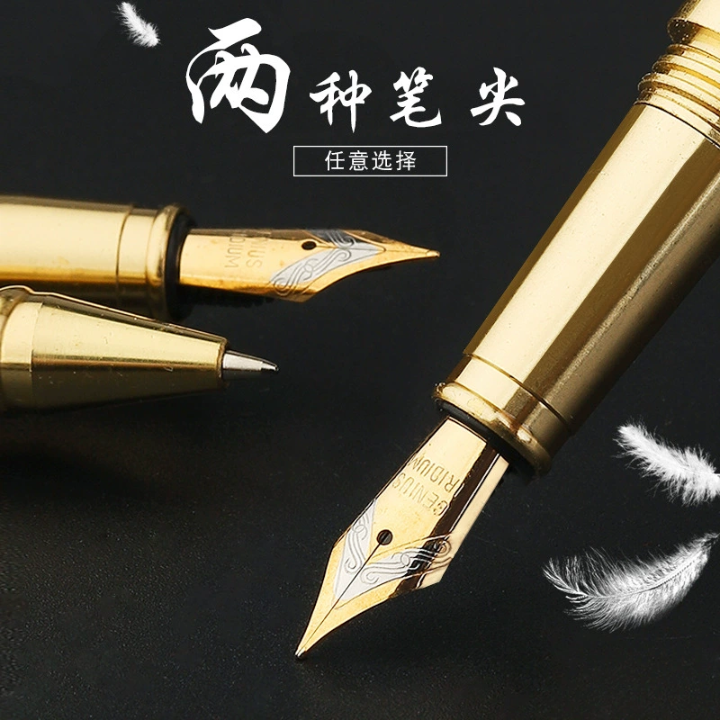 Metal brass rollerball pen sandalwood, calligraphy, gift pen from natural wood