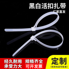 加工定制可松式尼龙扎带可退活扣扎带塑料捆绑带反复使用大量批发
