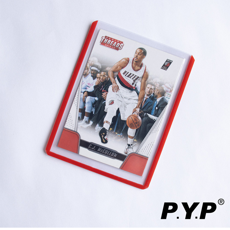 35PT borde rojo titular de la tarjeta 3X4 Bao Ke Meng estrella titular de la tarjeta de fuego sombra juego rey Ultraman fuego sombra duro titular de la tarjeta al por mayor