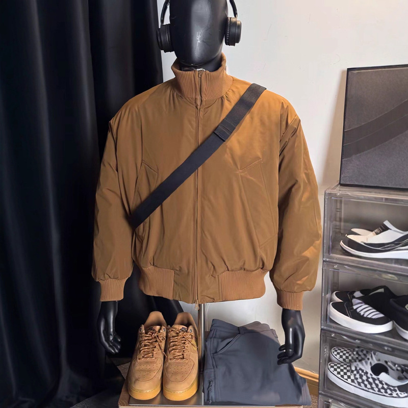 American Bomber Pilot Jacket Men's Spring and Autum Cleanfit Silhouette Short High Street Baseball Uniform