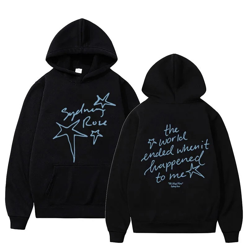 【Cross-Border European Size】2025 Sydney Rose We Embrace Now Tour Sweatshirt Summer Hip-Hop Retro Aesthetic