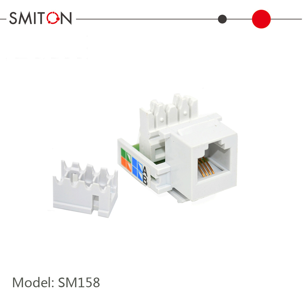 供应网络模块8P8C模块 网线端口座  网络端口 面板模块