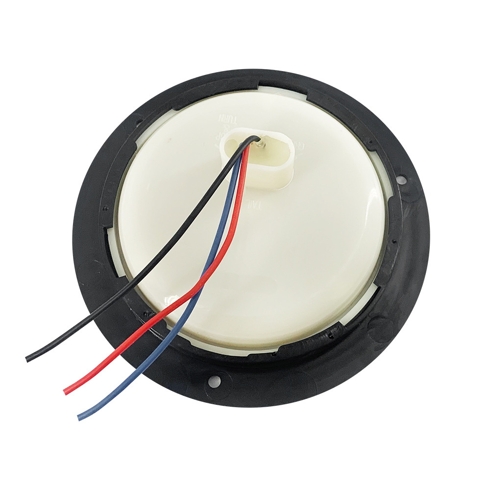 Camión redondo luz 24V camión lado luz coche LED redondo camión ligero LED luz redonda remolque luz redonda