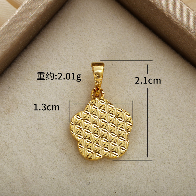 Xupe joyería nueva panal amor corona flor colgante cobre chapado en oro escala de peces superficie moda geométrica colgante creativo