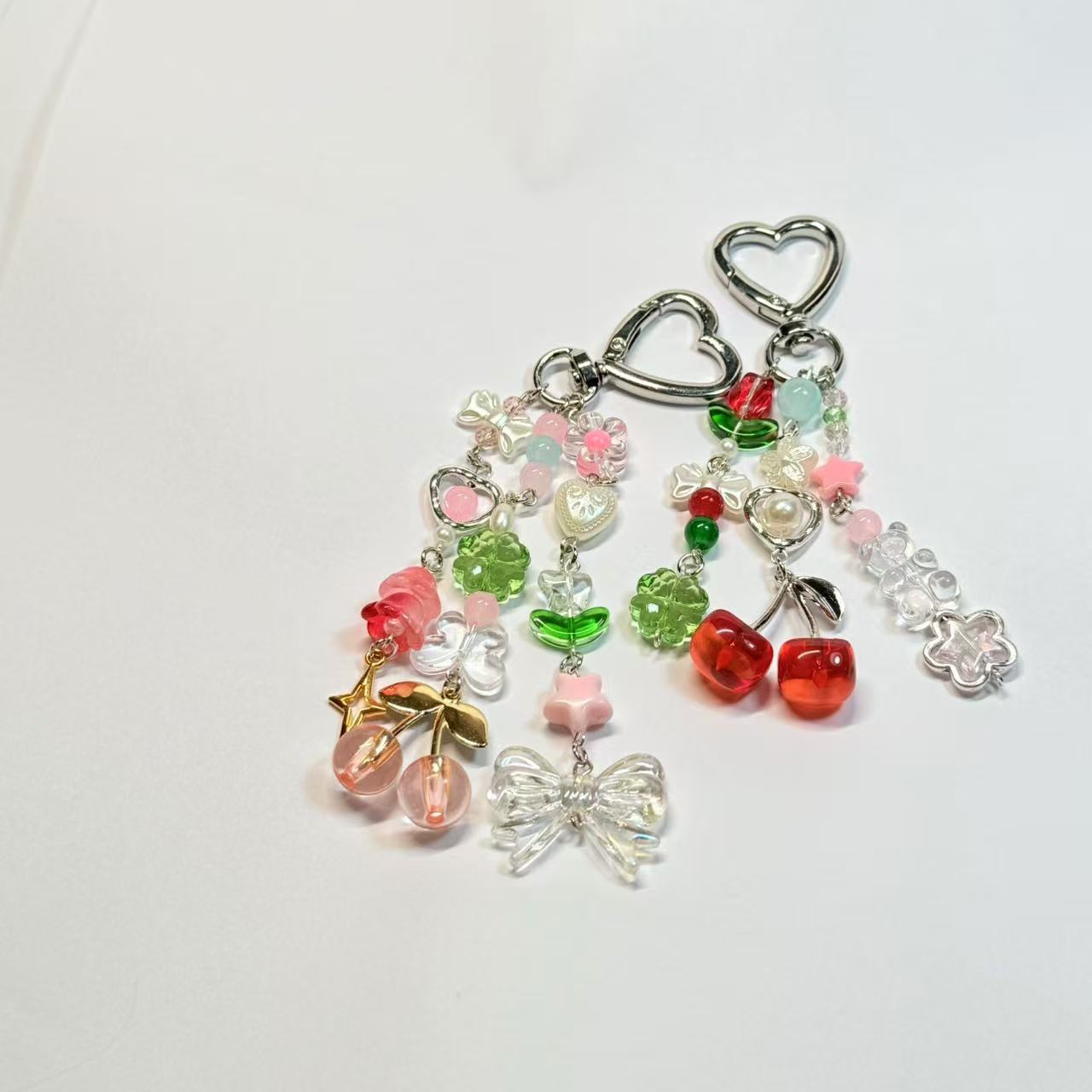 Cute Resin Animal Fruit Unisex Bag Pendant Keychain display picture 1