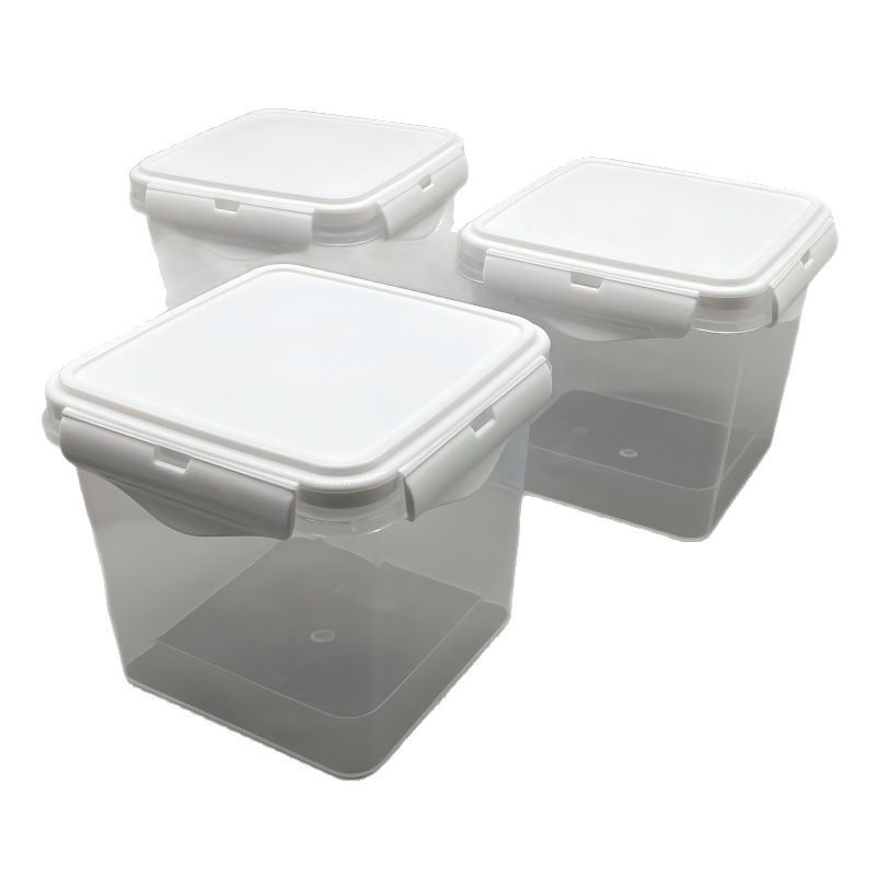 Caja de sellado de yogur de Tianrun 1kg 1000ml caja de sellado de yogur caja de plástico cuadrada caja de embalaje de barril cuadrado engrosado