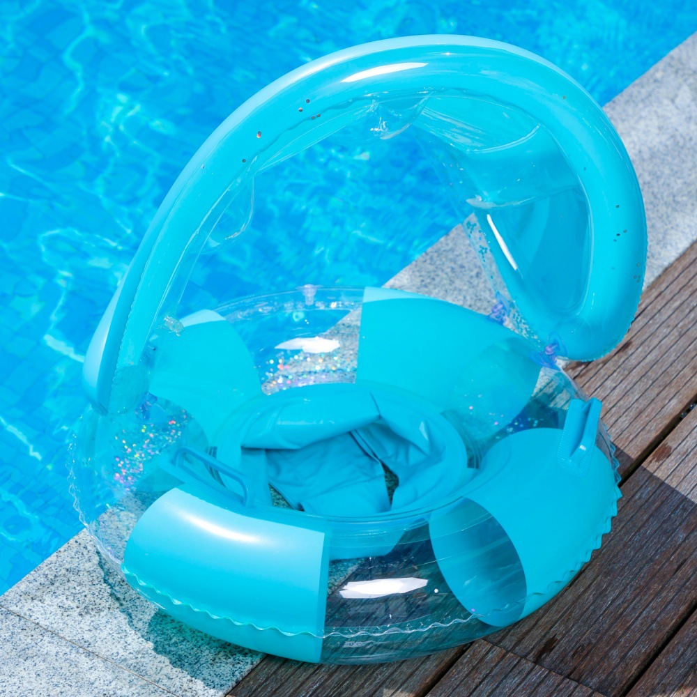 Piscina de viento minimalista círculo de natación de vacaciones círculo de natación para adultos niños sillón de piscina infinita para tomar fotos de diapositivas flotantes