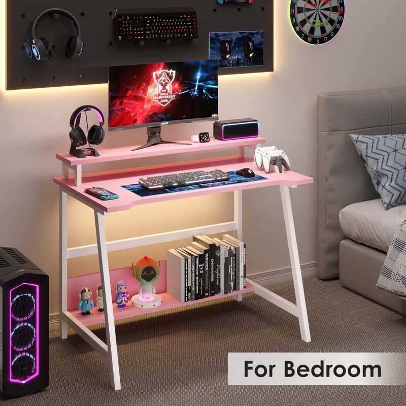 Factory Hot-Selling Office Desk with Storage Space, Suitable for Small Spaces, Compact Home Office Desk