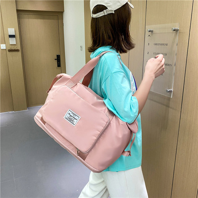 wholesale Wet and dry separate motion portable The single shoulder bag yoga Gym bag capacity Travelling bag Foldable Expand