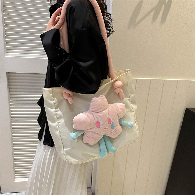 Modische Nischendesign-College-Studentin für Frauen 2023, neue minimalistische, lässige Einkaufstasche mit großem Fassungsvermögen_voghion.com