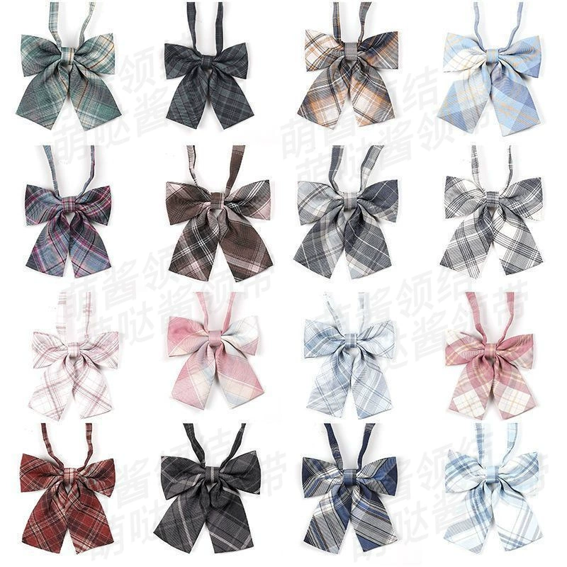 JK галстук-бабочка, женская униформа в японском стиле, клетчатый маленький воротник, цветочный студенческий стиль, школьная форма, рубашка без шитья, ленивый матросский костюм, галстук-бабочка