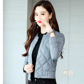 年秋冬小个子羽绒服女外套短款冬季新款显瘦羽绒服韩版爆款