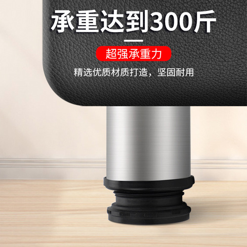 Brushed stainless steel adjustable cabinet legs round adjustable furniture sofa legs bathroom cabinet table legs support legs