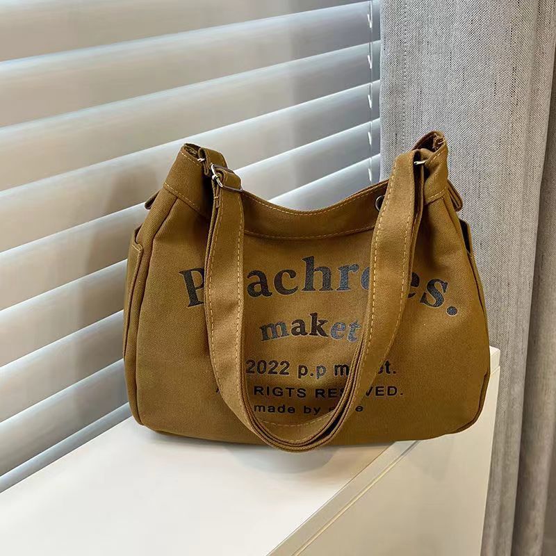 New Canvas Unisex Bag Worker Tool Bag Office Worker Commuter Bag Shoulder Strap Adjustable Shoulder Crossbody Bag