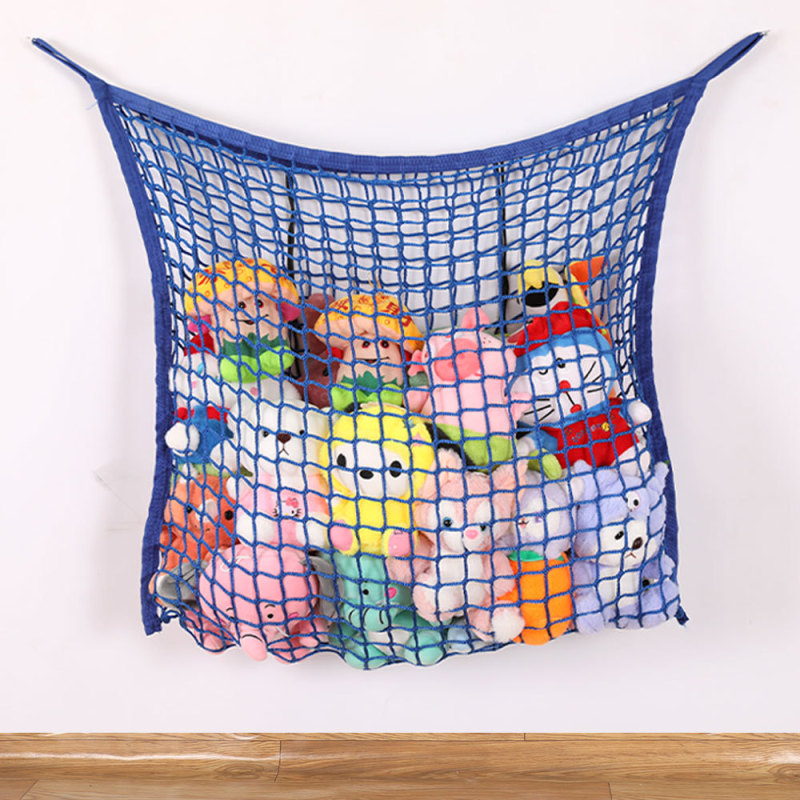 クロスボーダー玩具収納ネットポケットボヘミアン風壁掛け収納ネット二角玩具収納ネットポケット|undefined