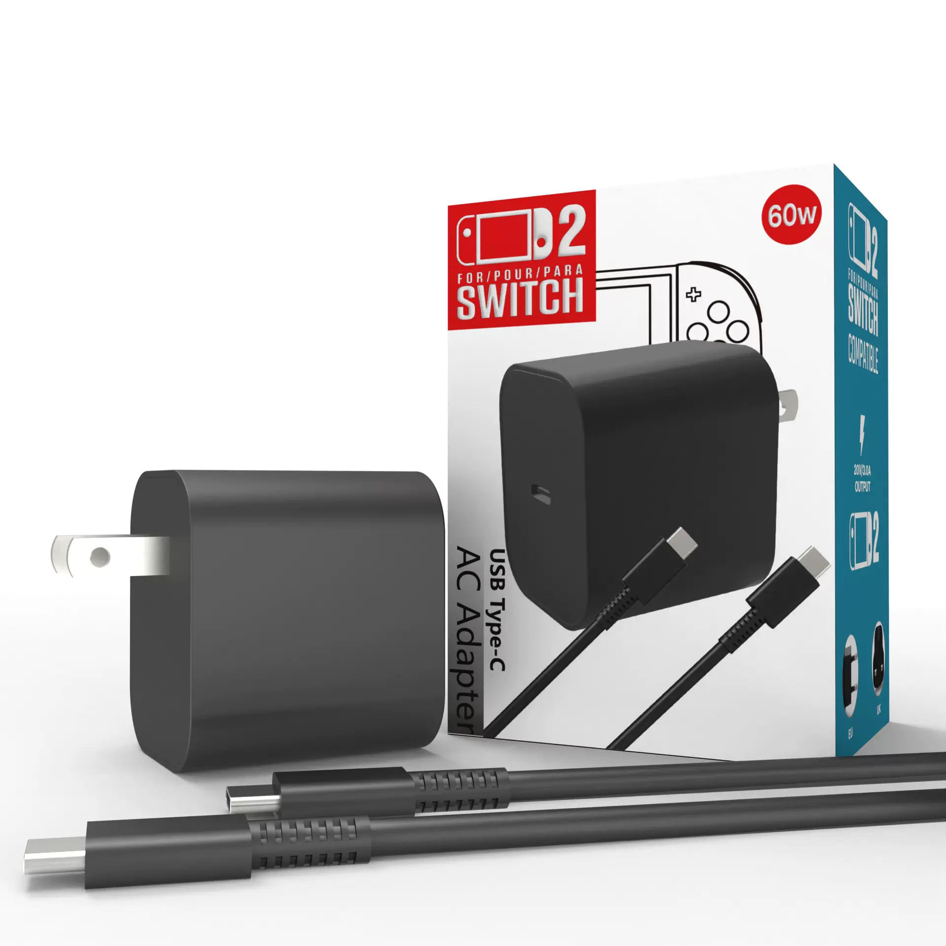 任天堂Switch 2游戏机充电器Switch 2主机火牛Switch 2电源适配器