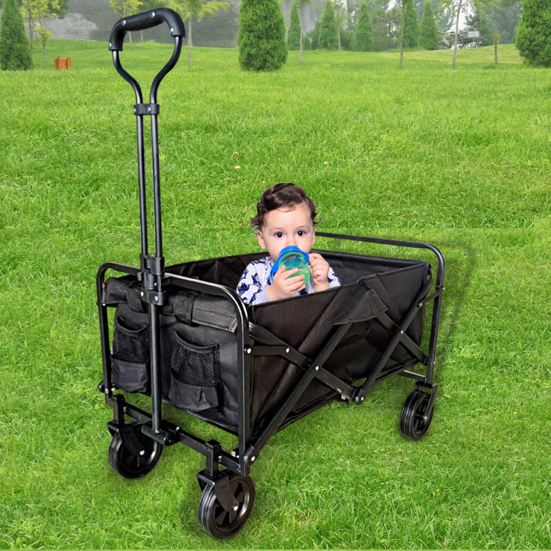 Changha carro de compras portátil hogar al aire libre camping plegable Carro de camping coche 5 pulgadas rueda carro del hogar