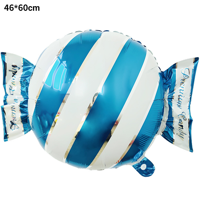 18 pulgadas ronda molino de viento globo espiral de aluminio bola Lollipop globo caramelo forma cumpleaños fiesta Decoración