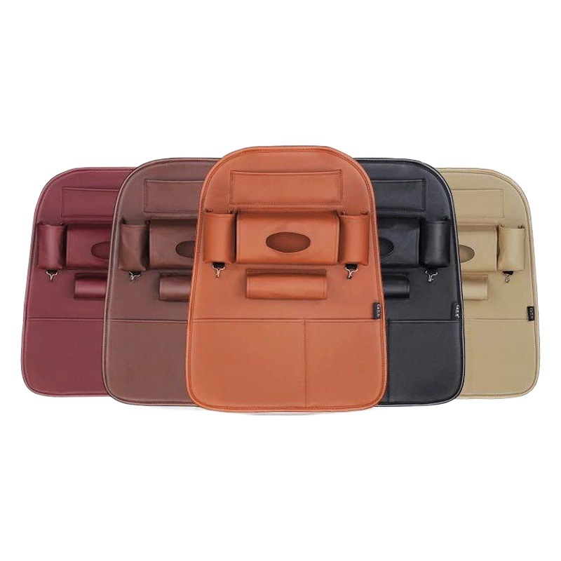 Bolsa de almacenamiento de asiento de coche de cuero bolsa de almacenamiento de asiento de coche bolsa de almacenamiento de coche