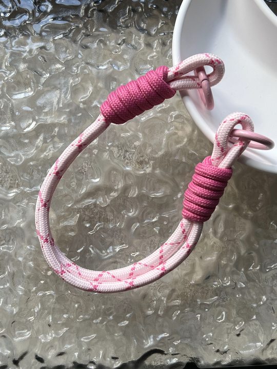 Insシンプル小衆携帯電話ストラップマカロン色編みチェーン短いペンダントキーホルダーdiyイヤホンチェーン|undefined