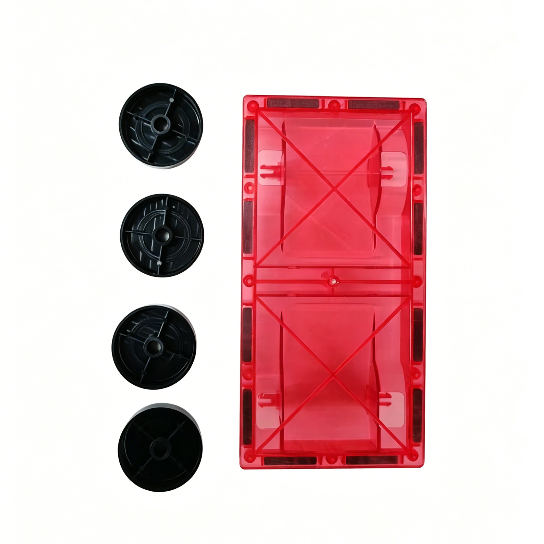 Piezas magnéticas coloridas para ventanas, piezas suplementarias, juguetes educativos tipo rompecabezas, bloques de construcción magnéticos sueltos, juguetes magnéticos para niños.
