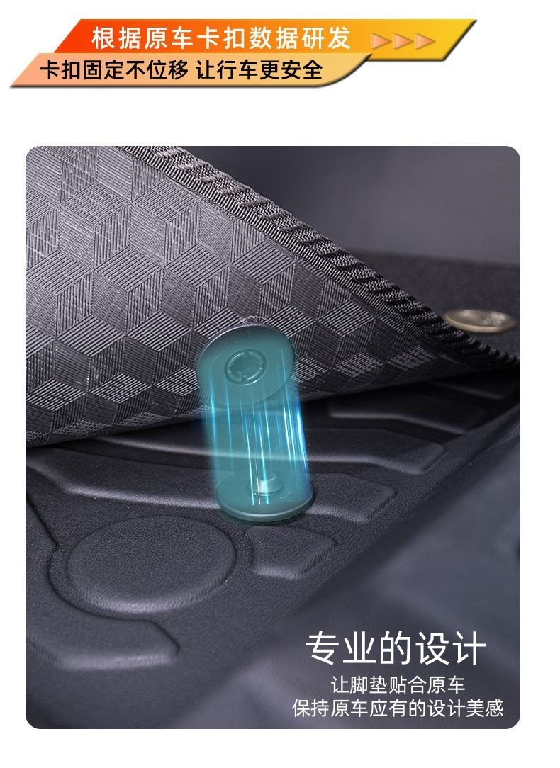 Full coverage floor mats for Tank 300, 400hi4z500hi4t700, double-layer carpet, Great Wall Cannon TPE car floor mats