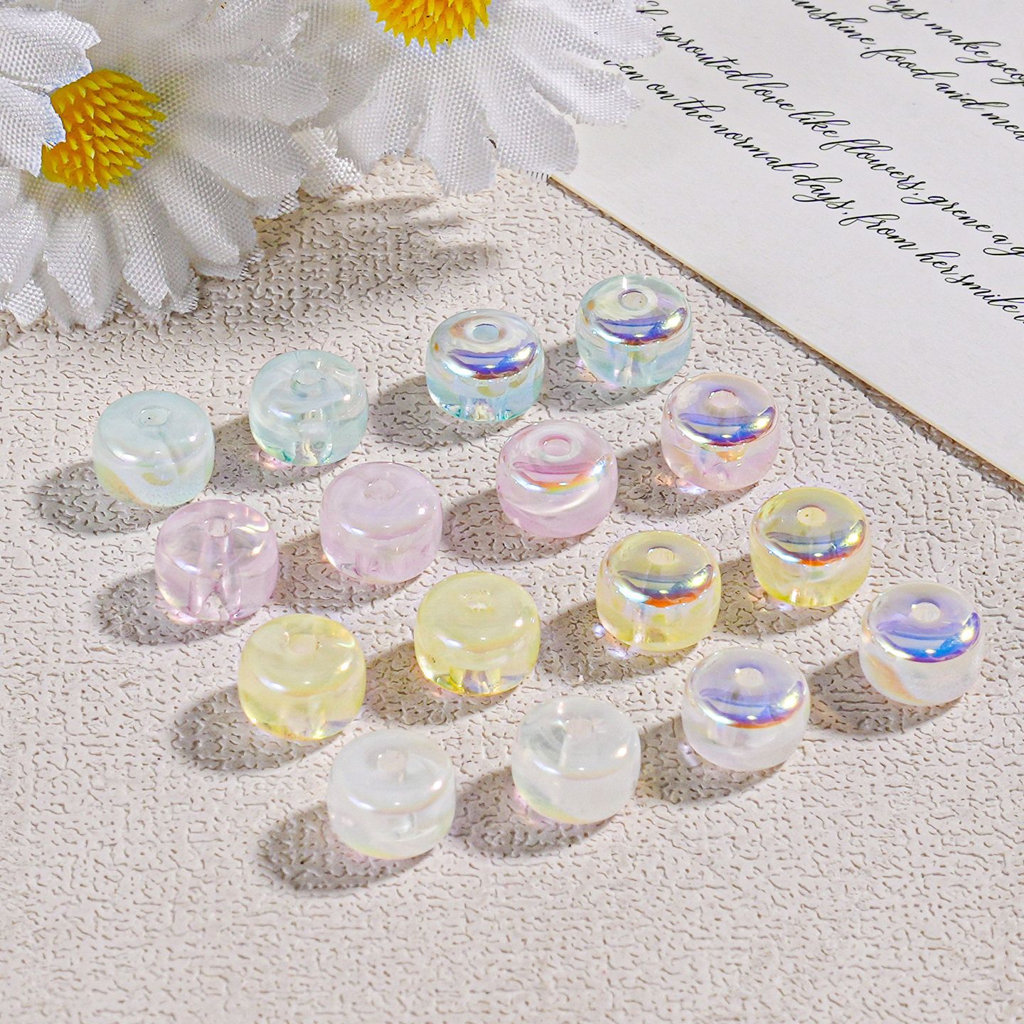 Niebla de hilo Dream Beads Mini Beads 7 * 8MM Hecho a mano DIY Cuentas Collar Pulsera Keychain Material de cadena de teléfono móvil image 2