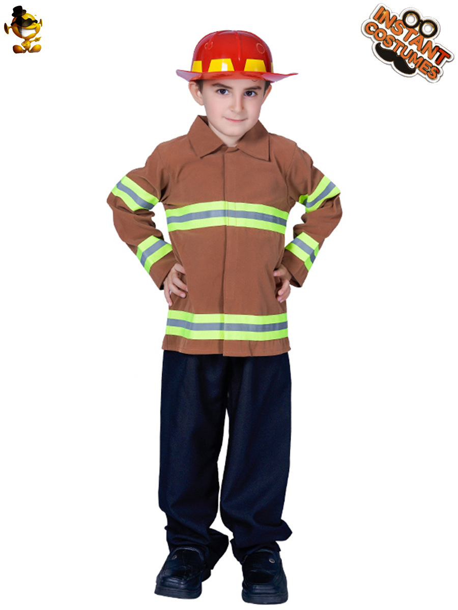 Halloween etapa Cosplay traje mascarada traje fiesta traje niño bombero traje