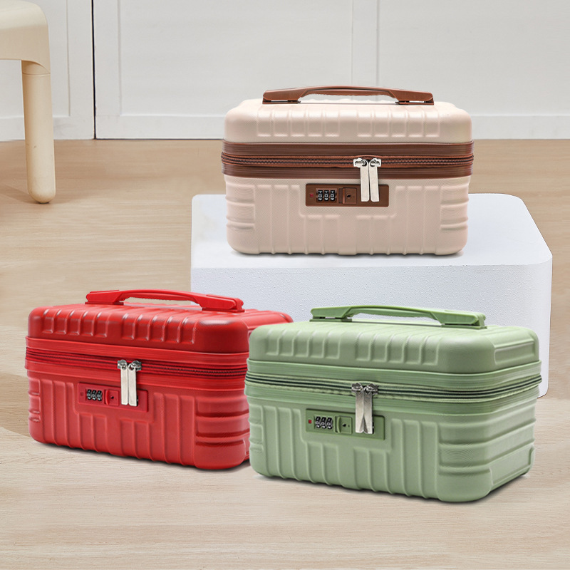 Square Box Hand Luggage Add-on Bag Women's 14-inch Boarding Lightweight Sleeve Pull Rod Small Fresh and Portable Makeup Case Square Box Hand Luggage Add-on Bag Women's 14-inch Boarding Lightweight Sleeve Pull Rod Small Fresh and Portable Makeup Case