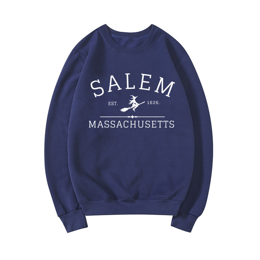 Salem Massachusetts Crewneck Halloween Sweatshirt Salem Witc