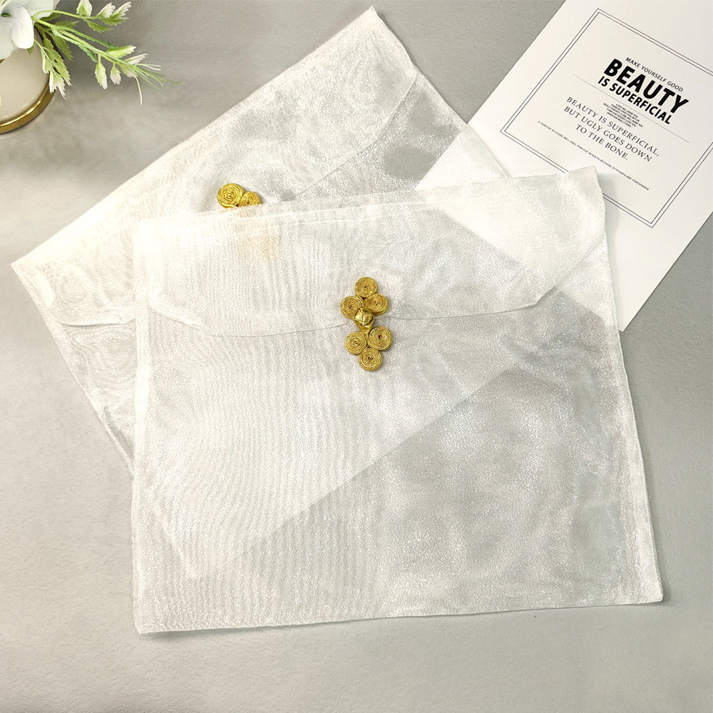 床上用品袋純白色機繡網紗布袋包裝收納廠家批發亞馬遜跨境