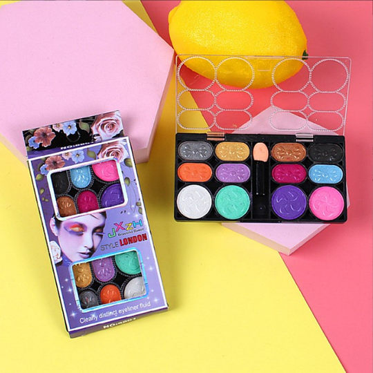 Eye Shadow Cyber Celebrity ins Matte Pearlescent Eye Shadow Plate Earth Color Student Makeup Plate Small Waterproof Beginner Eye Shadow