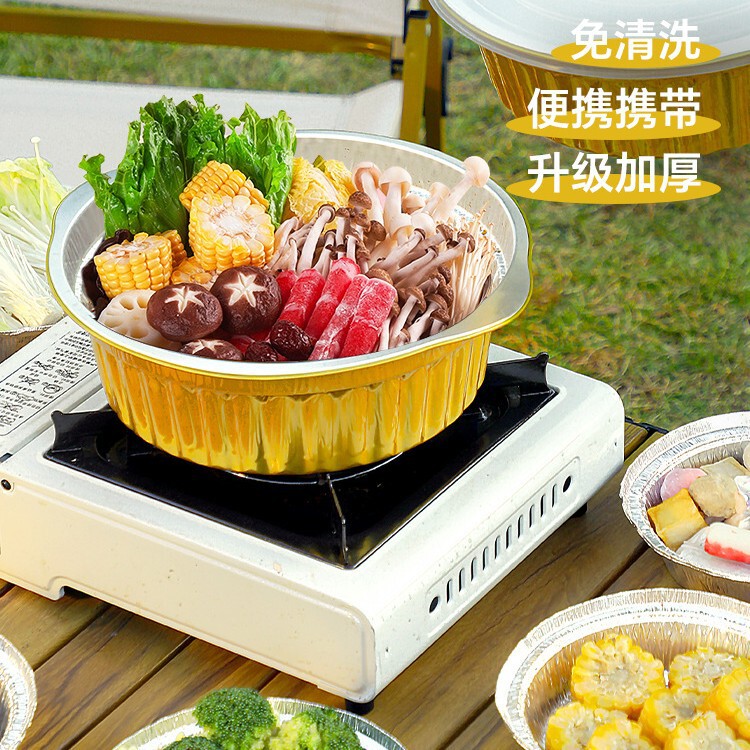 Essential Supplies for Camping and Picnics, Portable Bowls, Multifunctional Picnic Lunch Boxes, Disposable Outdoor Tableware Portable Sets
