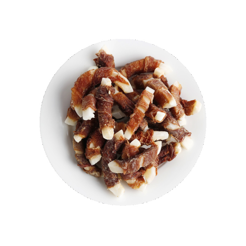 Bocadillos para perros, pollo, pato, barras de coco para mascotas, bocadillos de coco, dientes de molienda, bocadillos para perros adultos.