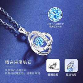 莫比乌斯灵动项链女清新气质钛钢颈链ins七夕情人节礼物厂家直销