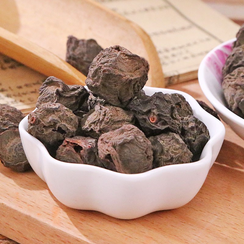 Dried Dark Plum Wu Mei 500g Whole Smoked Plum for Herbal Tea and Decoction Sichuan Origin specifications