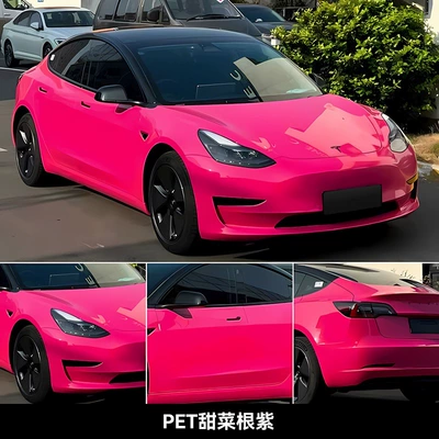 to Liquid Metal Crystal Series, Auto Color Change Film - crystal-beetroot-purple-152m17m